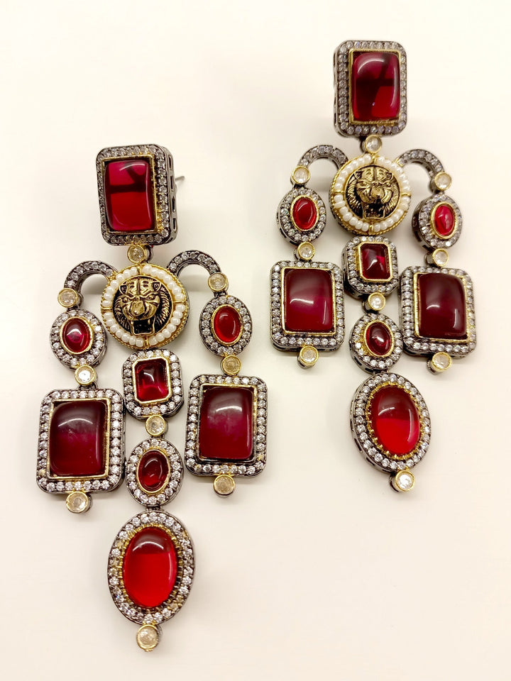 Turn heads with these long and exquisite Victorian style earrings