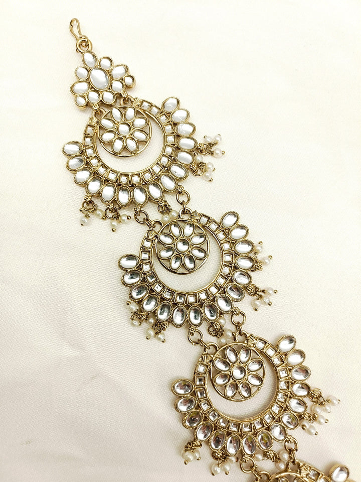Shea Ceam Braid Accessories In Kundan - qivii