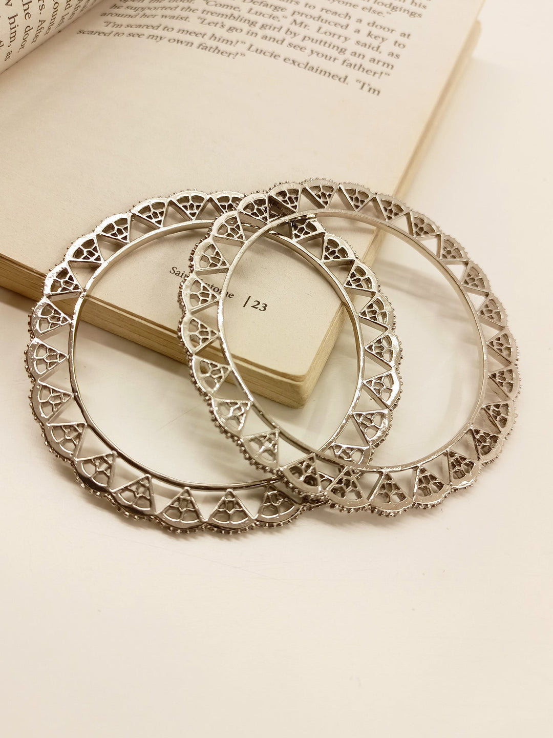 Maadri Designer American Diamond Bangles - qivii