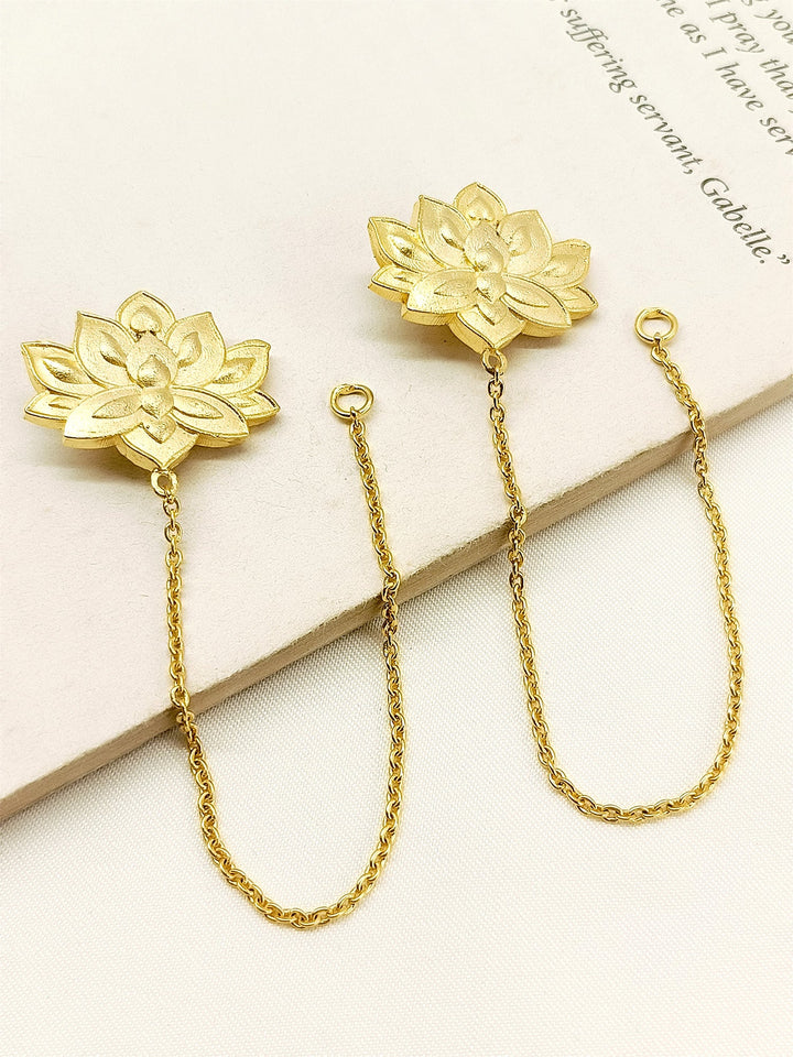 Badr Golden Boutique Earchain - qivii