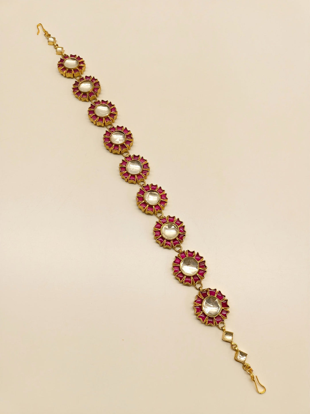 Jiyana Semi Bridal Set In Kundan - qivii