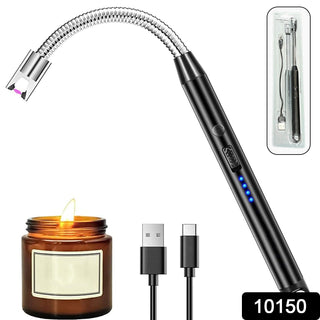 Long Flexible Electric Arc Lighter – USB Rechargeable Windproof Flameless Plasma Lighter for Smoking
