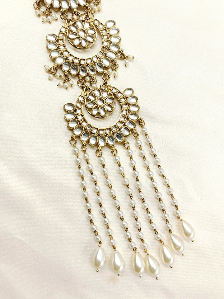 Shea Ceam Braid Accessories In Kundan - qivii