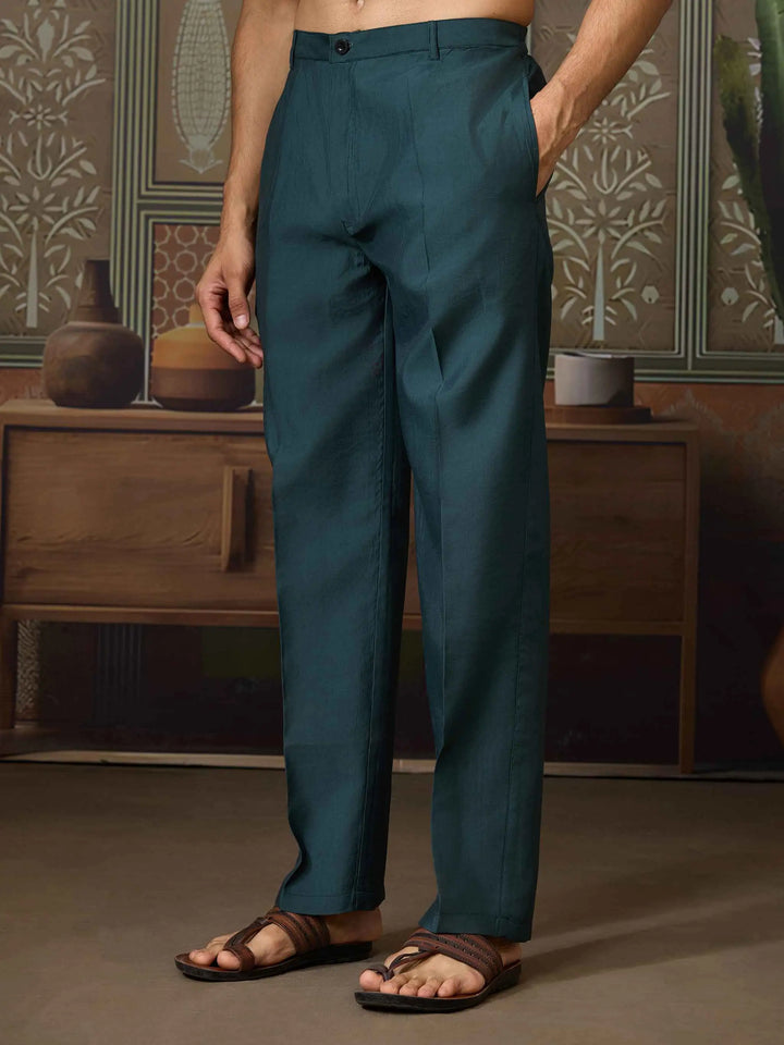 Timber Green Wedding Wear Multi Thread Sequins Embroidery Work  Kurta & Koti - qivii