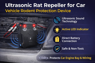 Car Rat Repeller Ultrasonic Device | Protect Engine & Wires