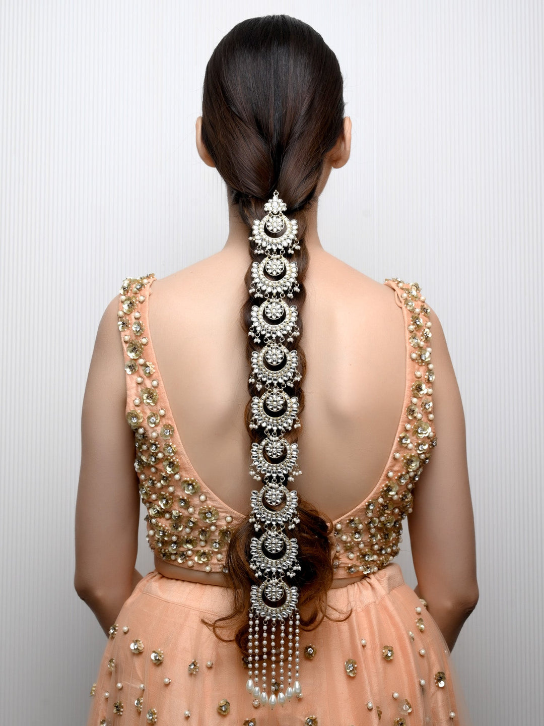Shea Ceam Braid Accessories In Kundan - qivii