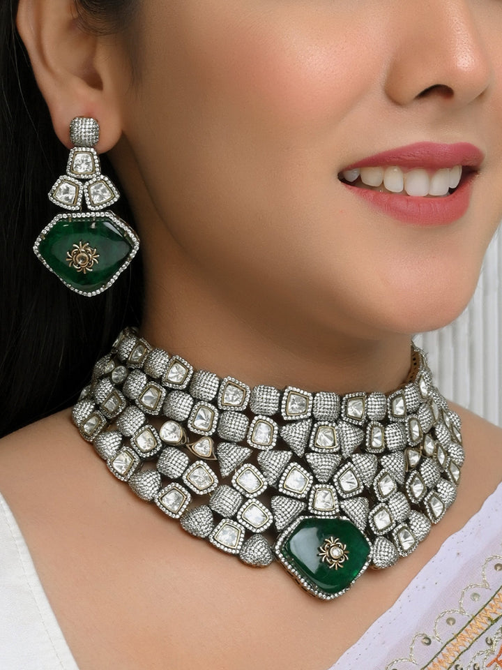 Antique Gold Plated Brass Metal and multiple Pearl Chains