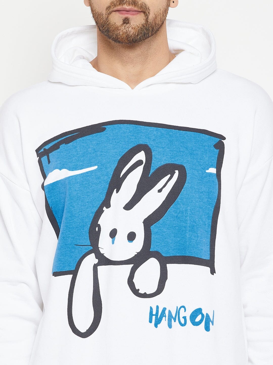 Hang On Oversized Hooded Sweatshirt