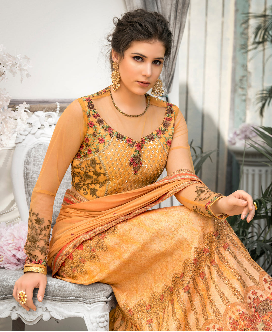 Chromatic Charm Lehenga - qivii