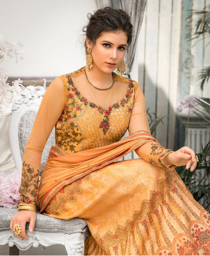 Chromatic Charm Lehenga - qivii