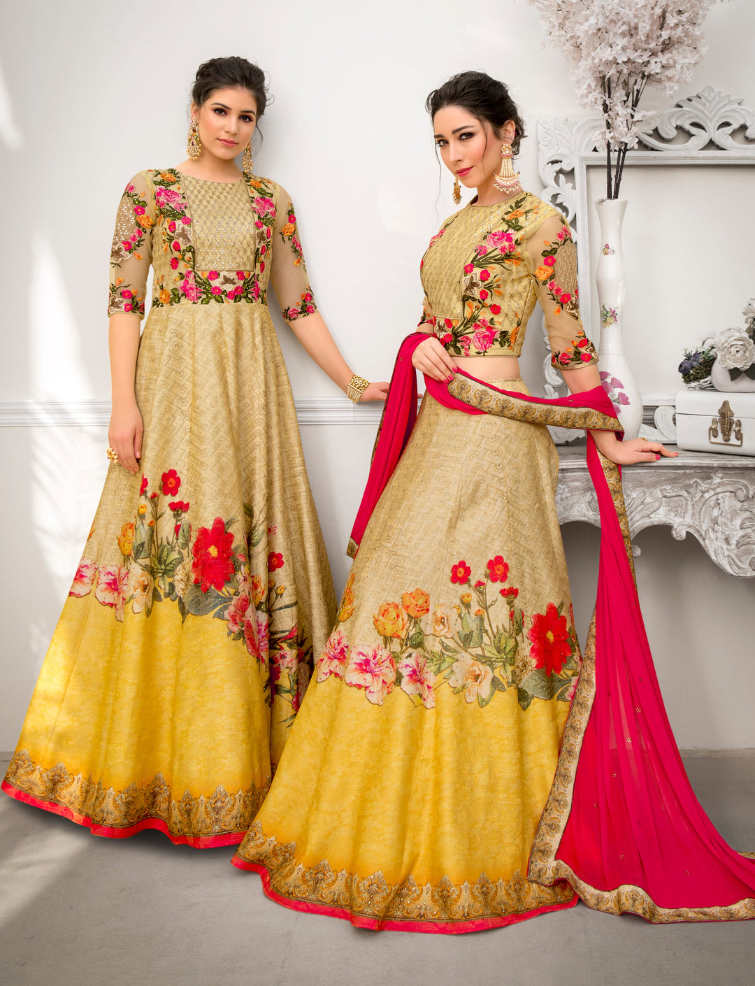 Vibrant Vista Lehenga - qivii