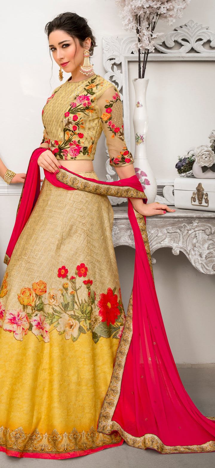 Vibrant Vista Lehenga - qivii