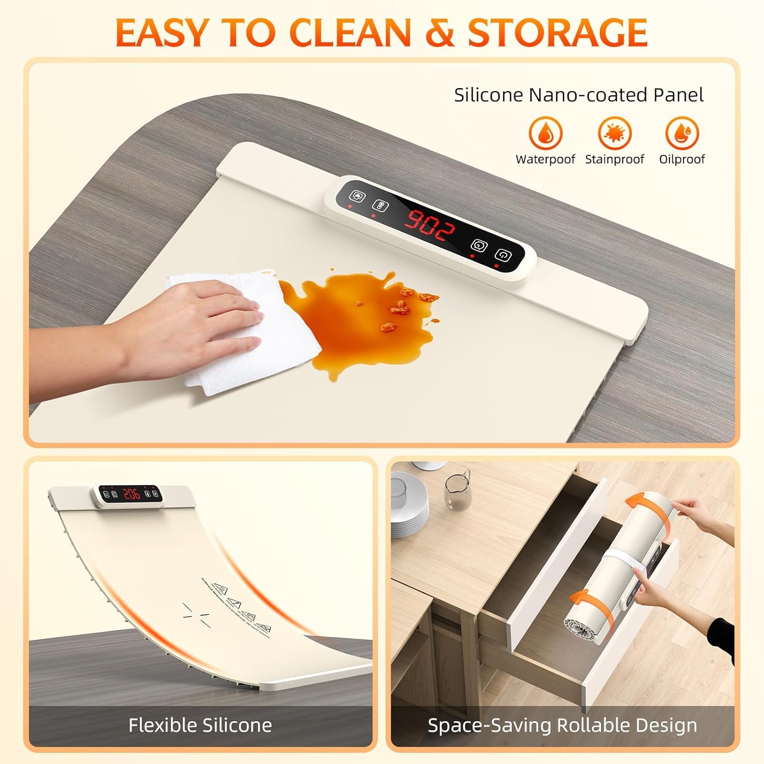 Warming Mat for Food - Electric Warming Tray