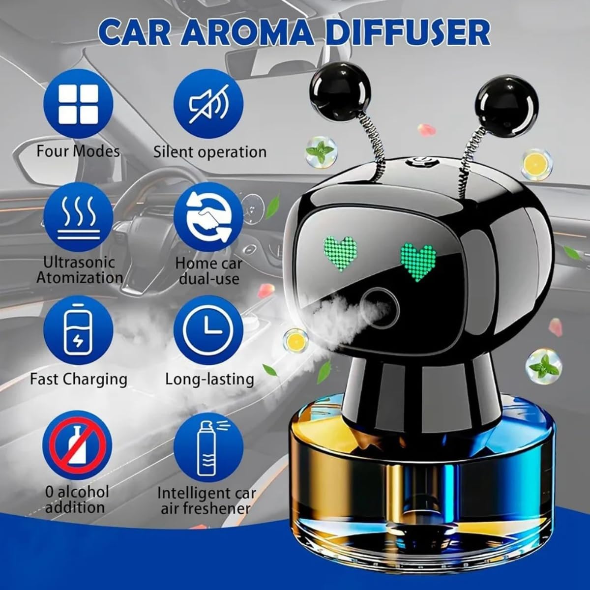 Robot Style Intelligent Car Perfume