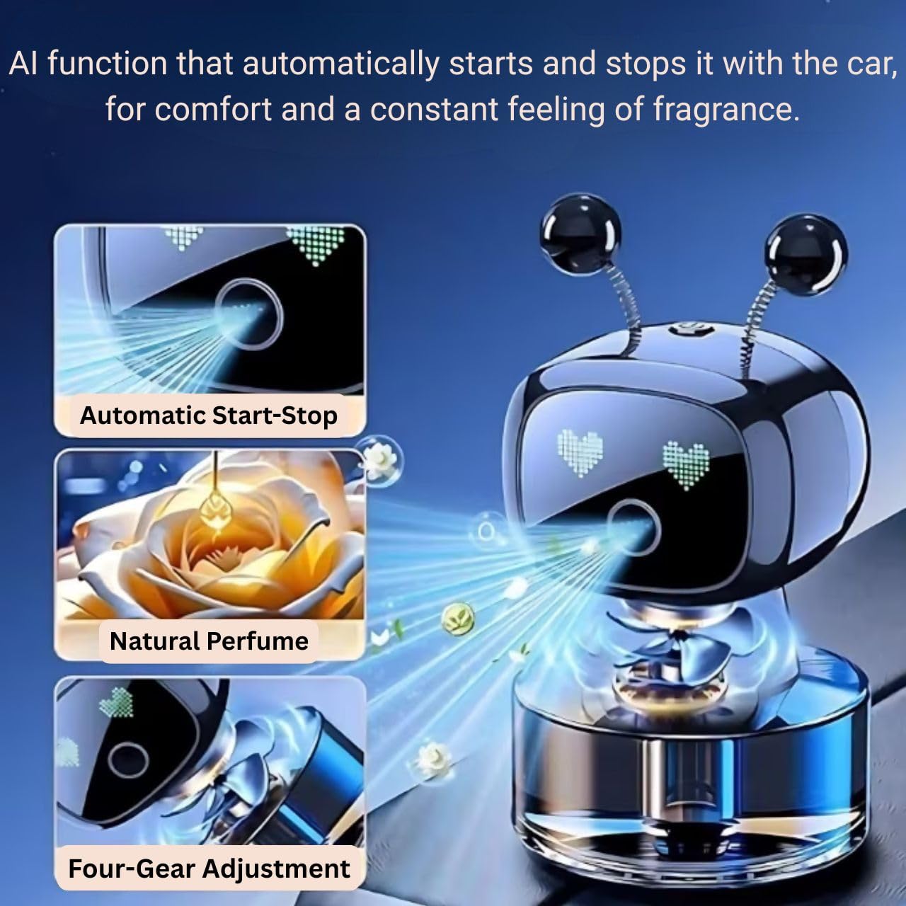 Robot Style Intelligent Car Perfume