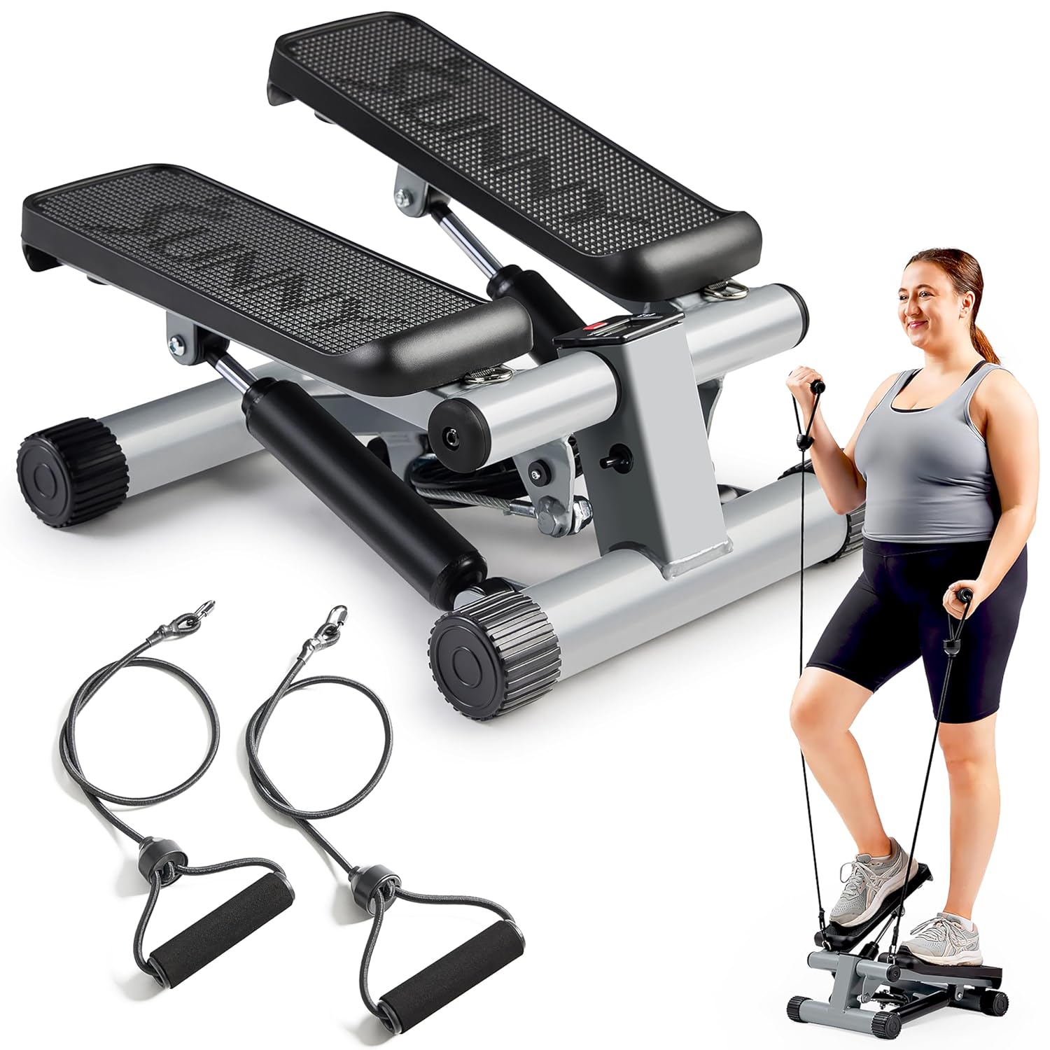 Mini Stepper Machine with Bands