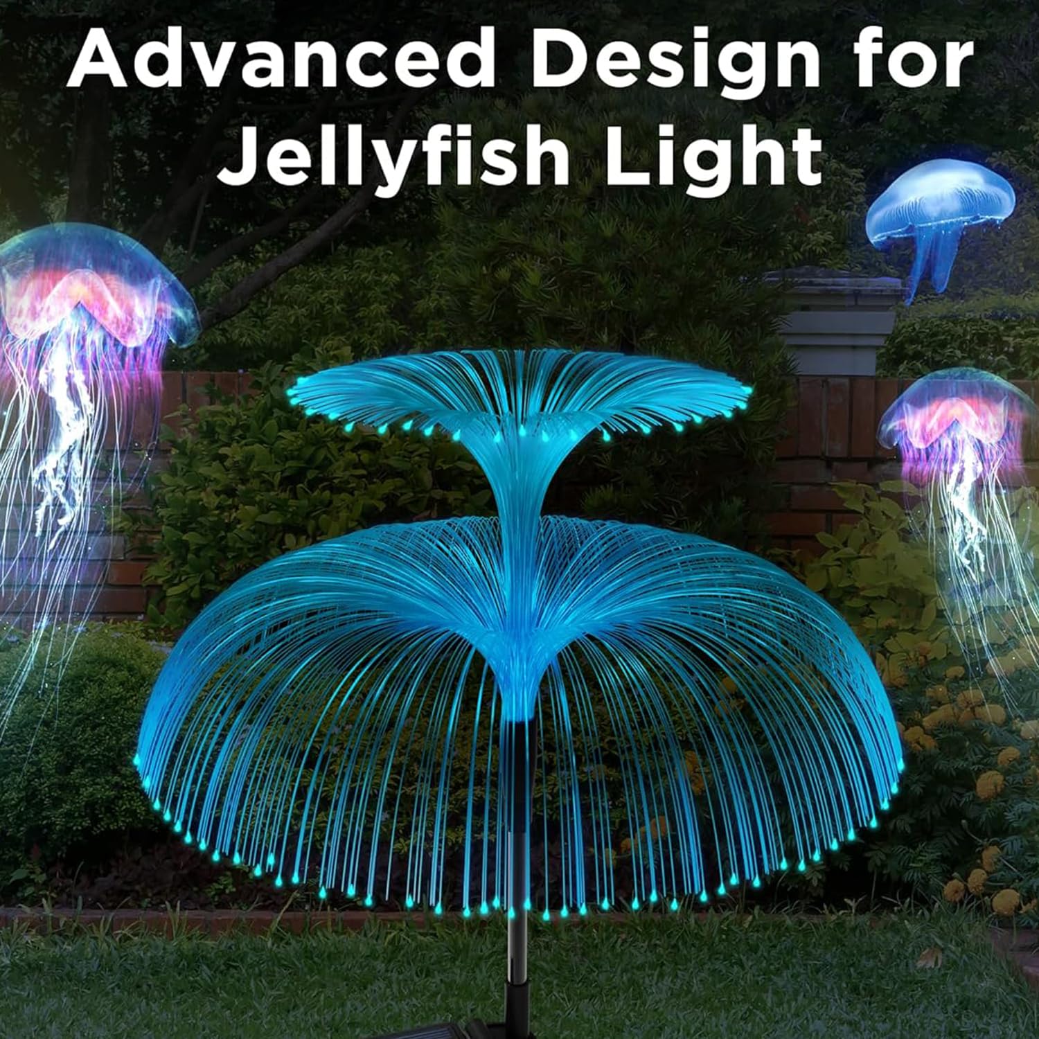 Solar Jellyfish Garden Light