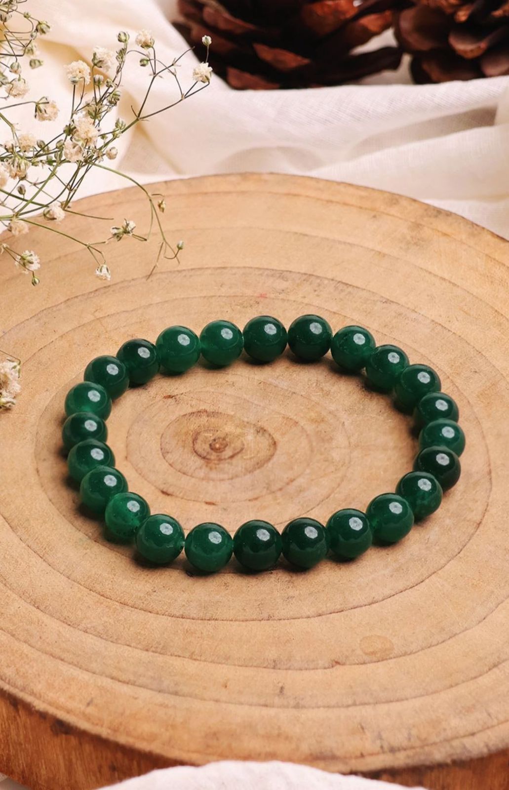 Earth Gems Panna Stone  Bracelet