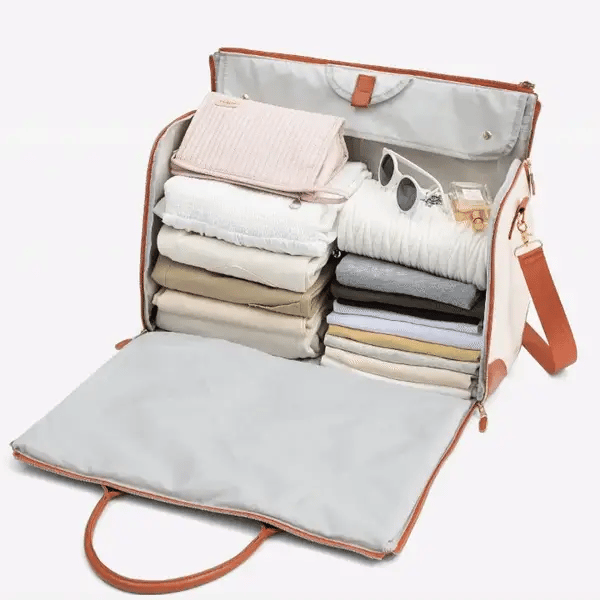 2-in-1 Convertible Travel Bag with Garment Storage