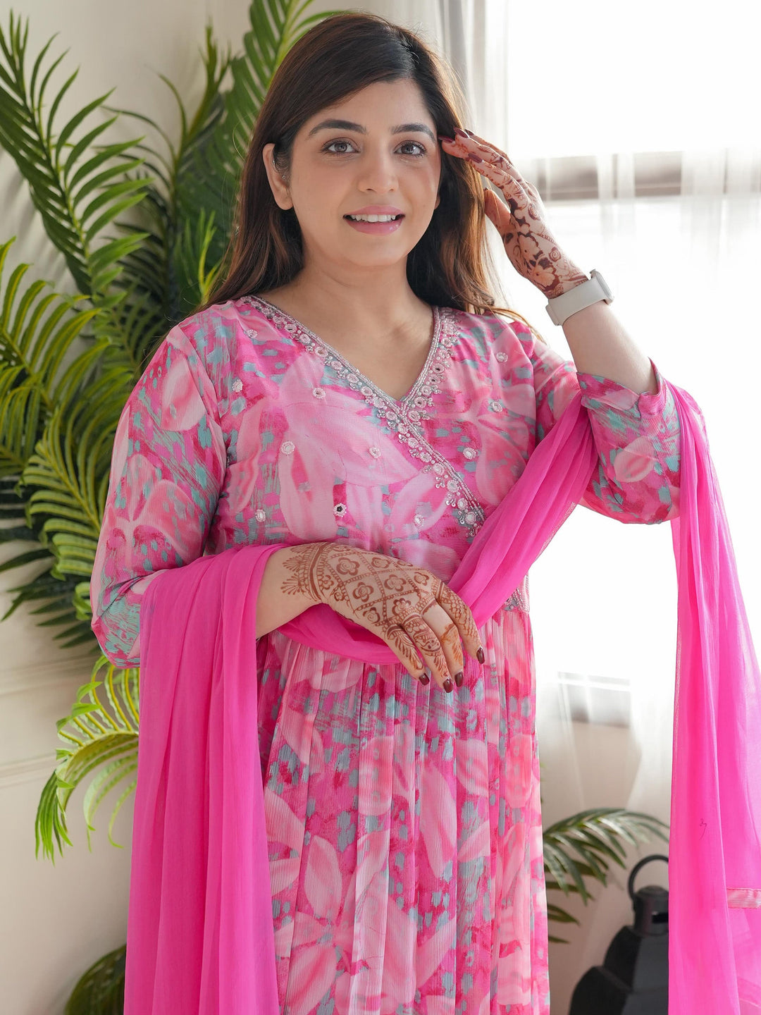 Perfect for festivals and events, vibrant color and delicate detailing