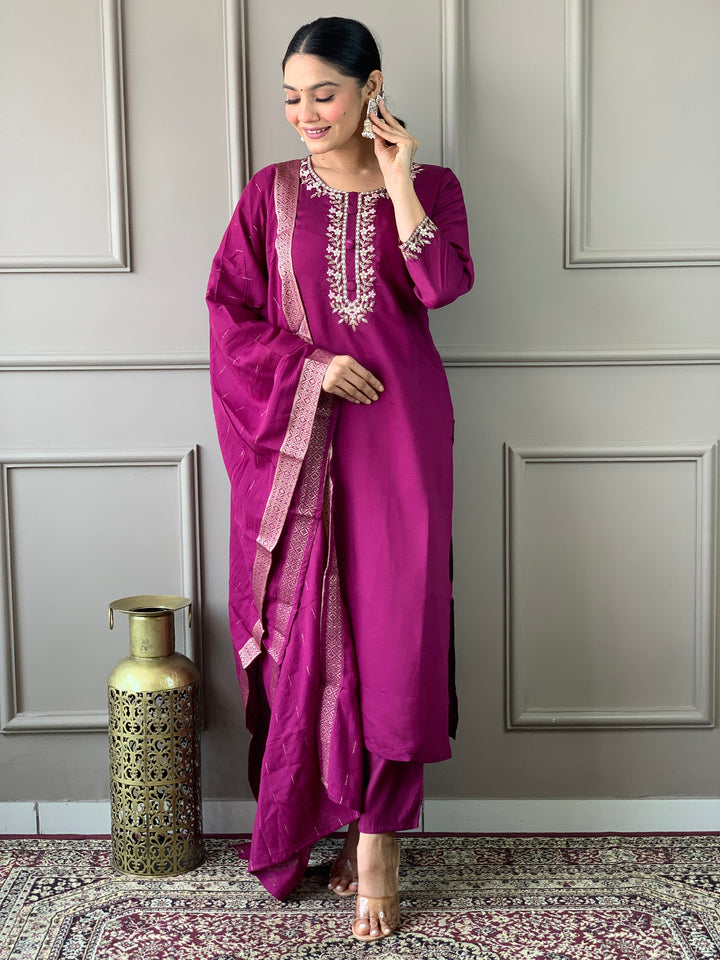  Matching chanderi silk pants for a comfortable and stylish look 