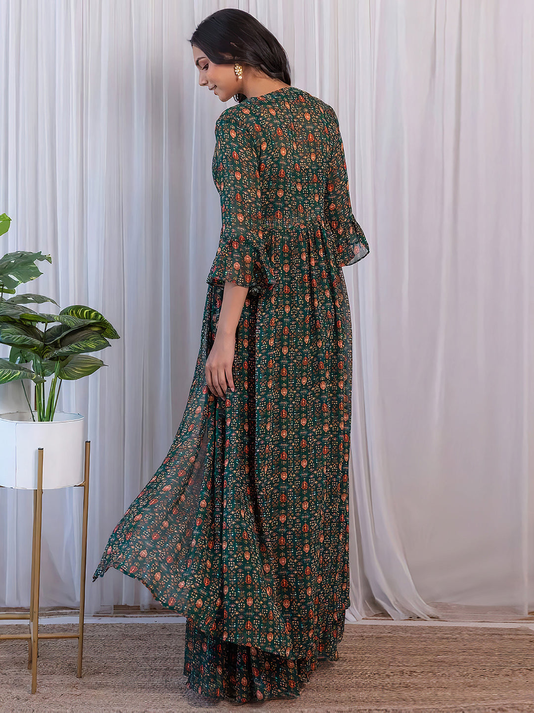 pair with high heels and formal hairstyle for a head-turning look