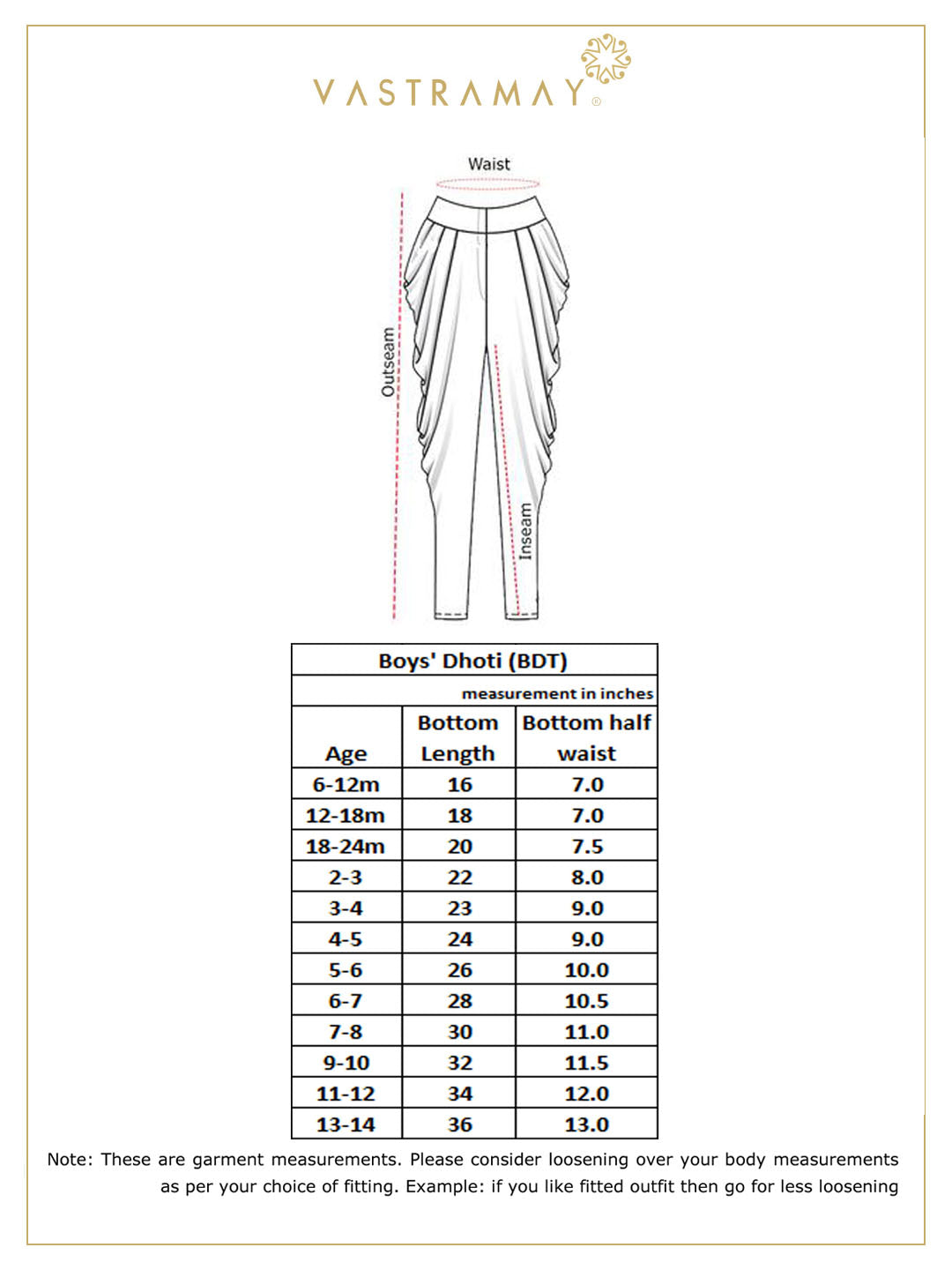 VASTRAMAY Boys' Cream Silk Blend Solid Dhoti - qivii