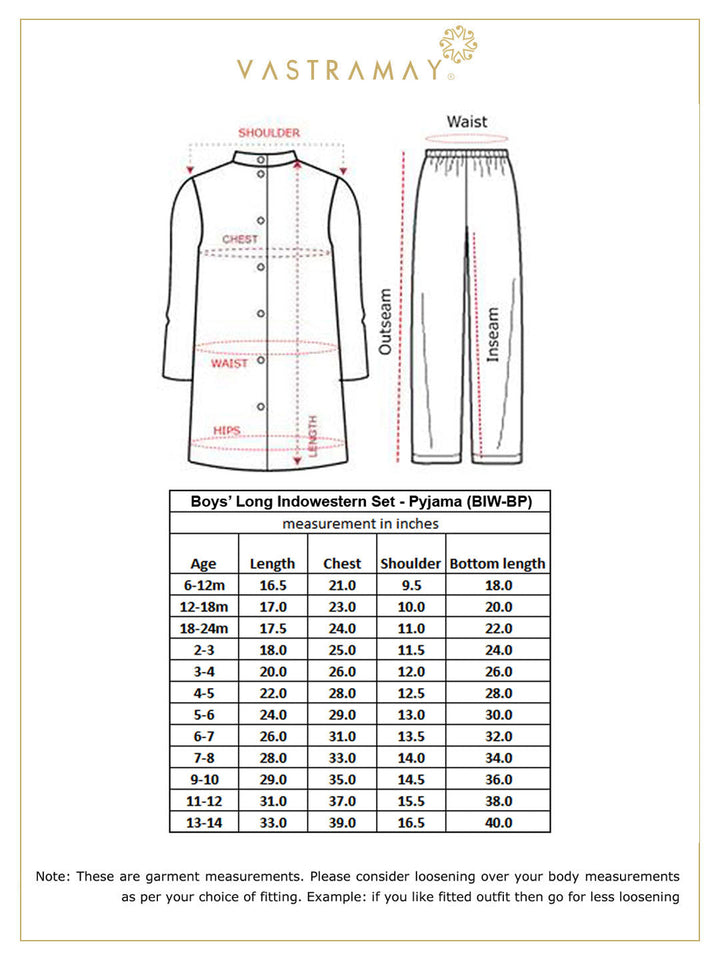 VASTRAMAY Boys Navy Blue Embellished Slim-Fit Sherwani Set - qivii