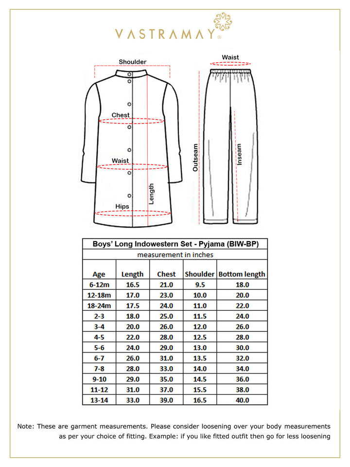 VASTRAMAY Boy's Black Glitter Indo Western Sherwani Set - qivii