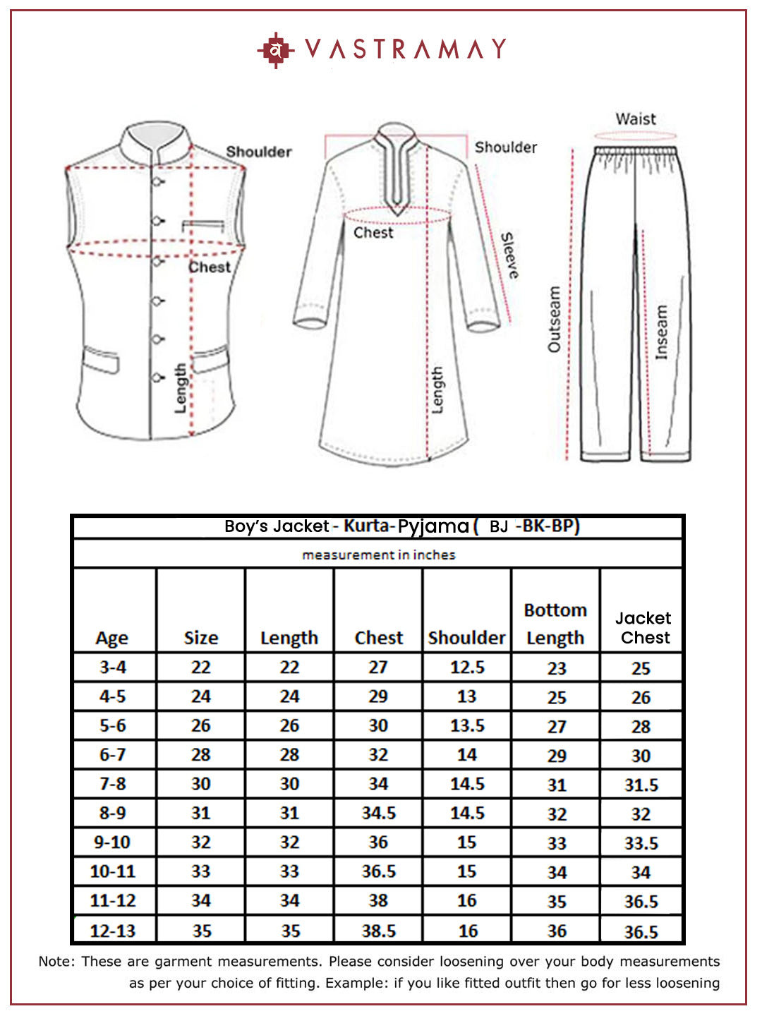 VASTRAMAY Boys' Green Jacket, Kurta and Pyjama Set - qivii