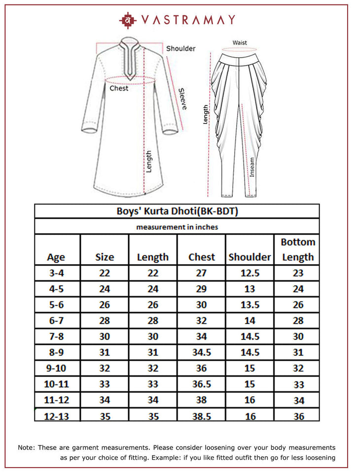 VASTRAMAY Boys' Purple Kurta and Patiala Set - qivii