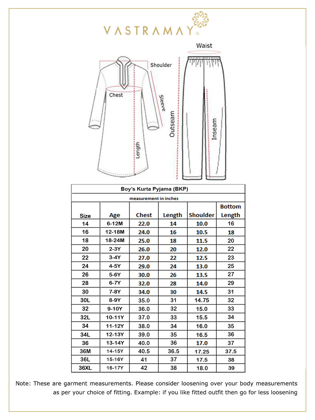 Vastramay Boys Self Design Kurta and Pyjama Set - qivii