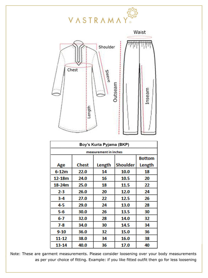 VASTRAMAY Boys' Navy Blue And White Schiffli Kurta Pyjama Set - qivii