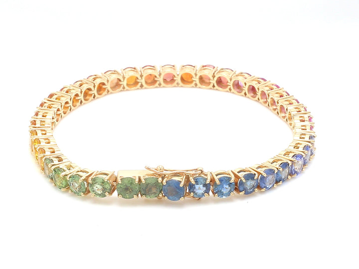 Rainbow Sapphire 4.50MM Bracelet - qivii