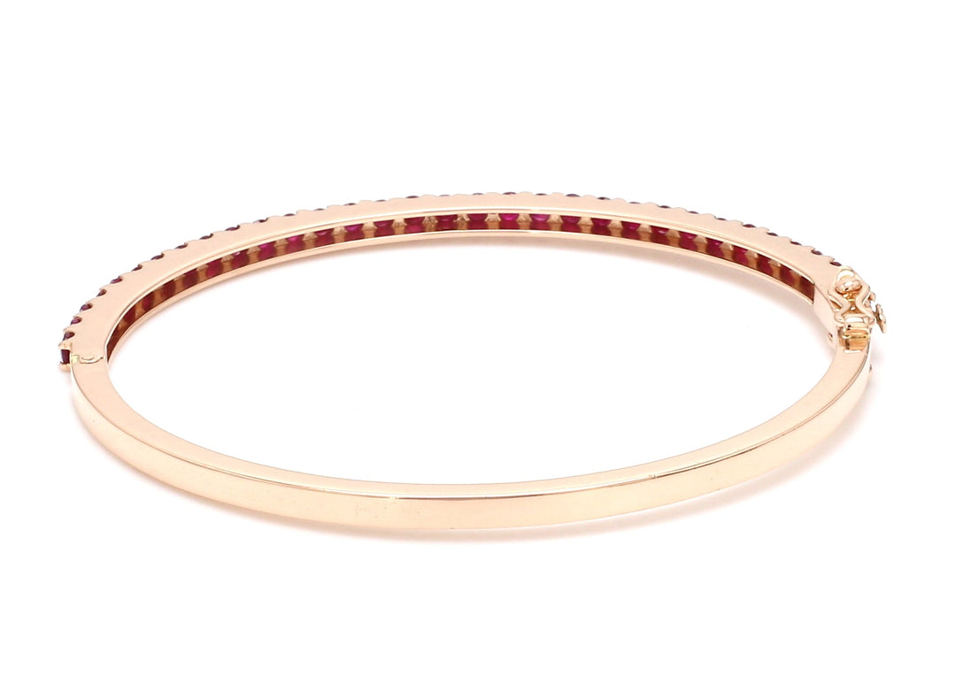 Ruby Round Bangle - qivii