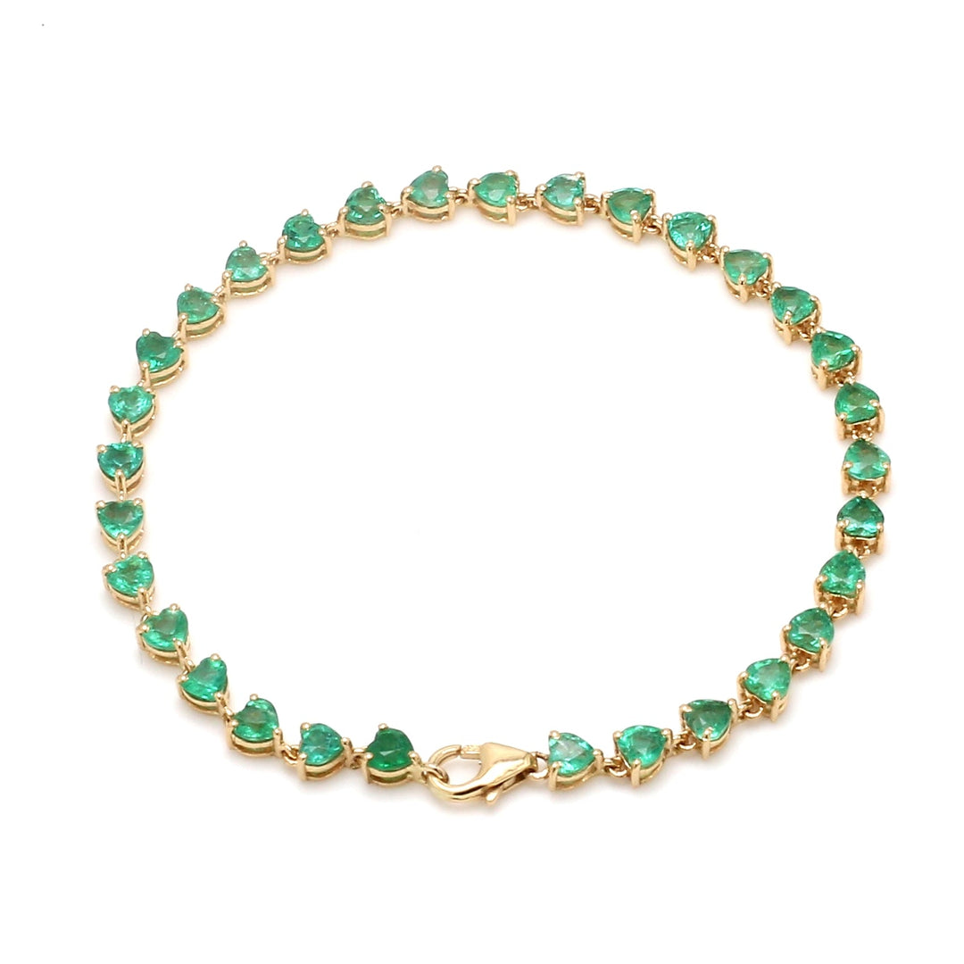 Emerald Heart Bracelet - qivii