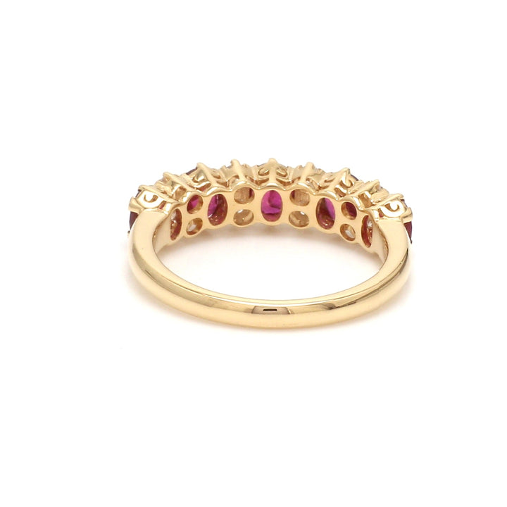 Ruby Diamond Vintage Style Ring - qivii