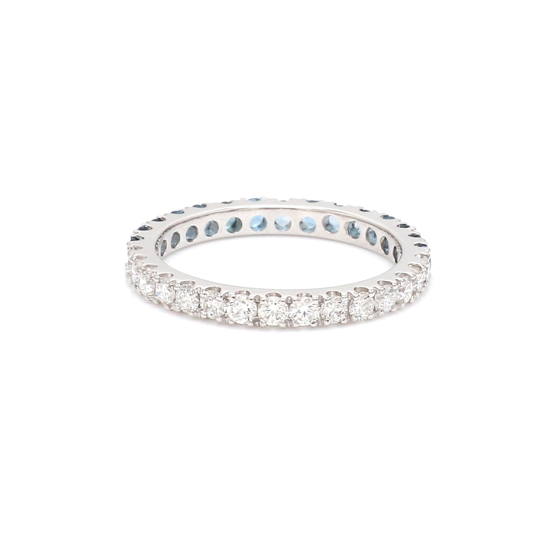 Topaz Diamond Half & Half Ring - qivii