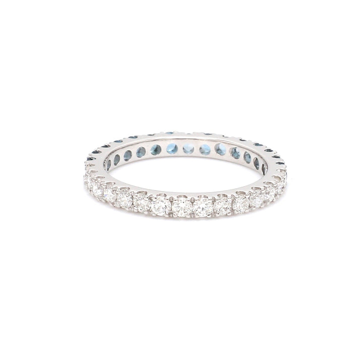 Topaz Diamond Half & Half Ring - qivii