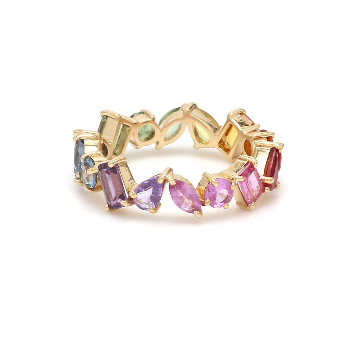 Seattle Rainbow Sapphire Ring - qivii