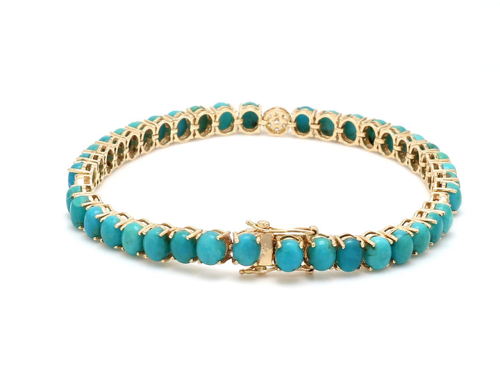 Turquoise and Diamond Bracelet - qivii