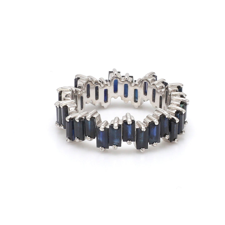 Blue Sapphire Zig Zag Ring - qivii