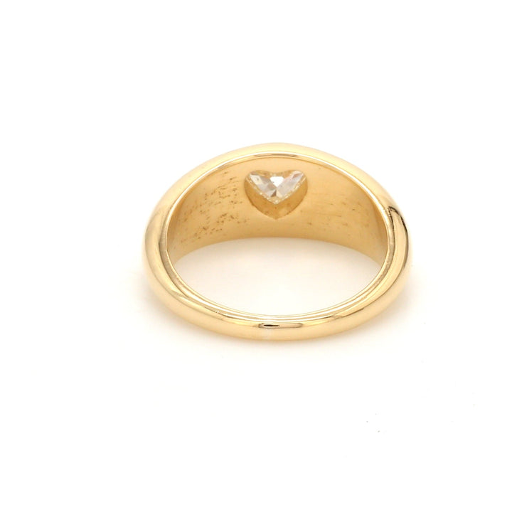 Diamond Heart Old Mine Cut Ring - qivii