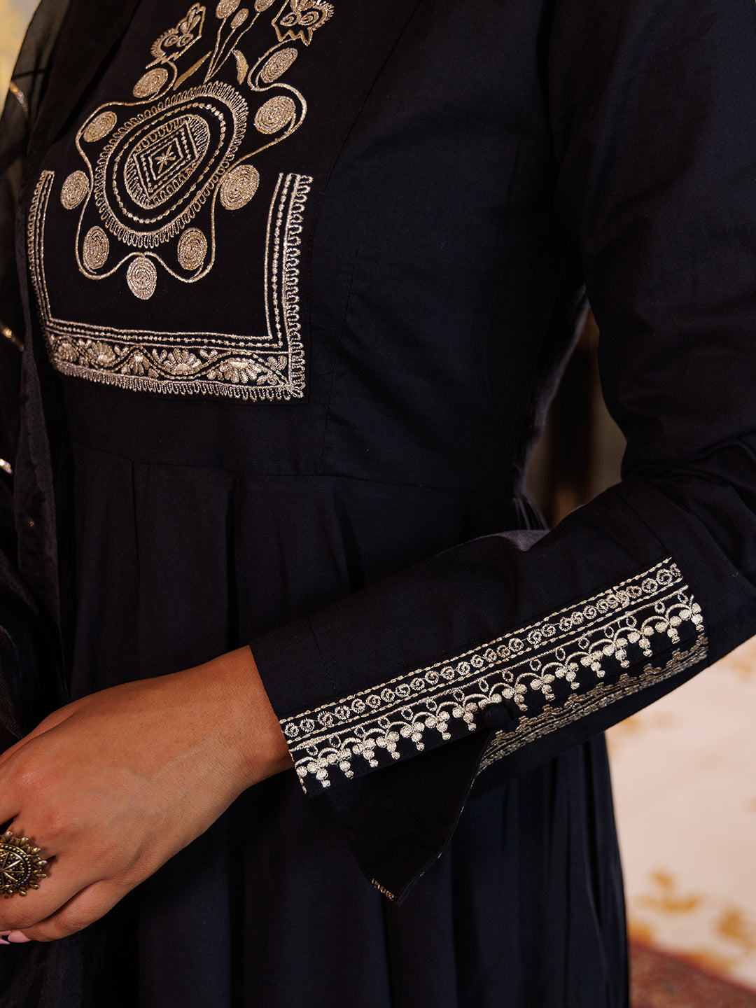 Black Kurta Set