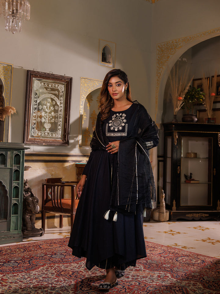 Black Kurta Set