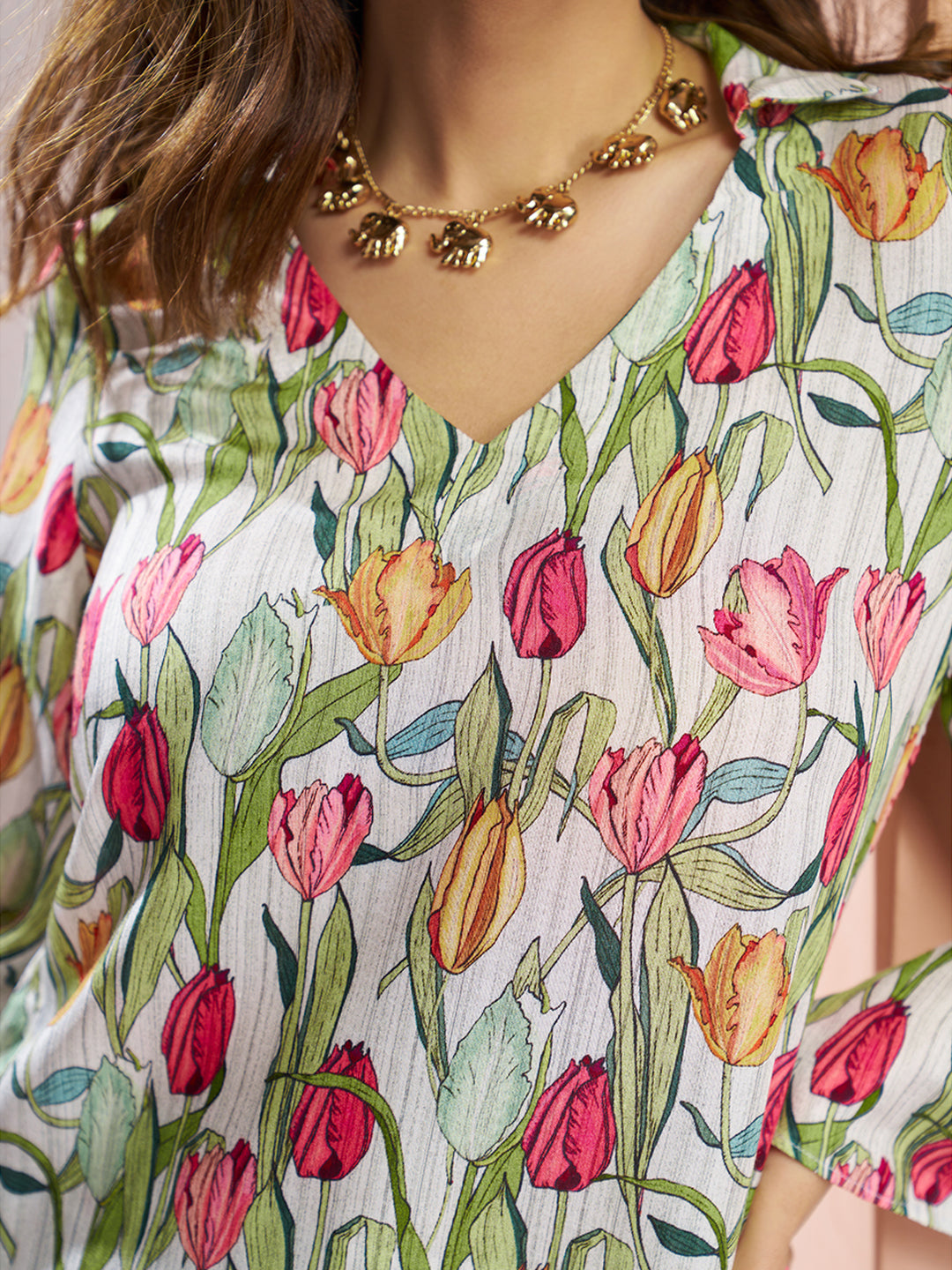 WHITE PURE MUSLIN SILK PRINTED SHIRT PANT - qivii