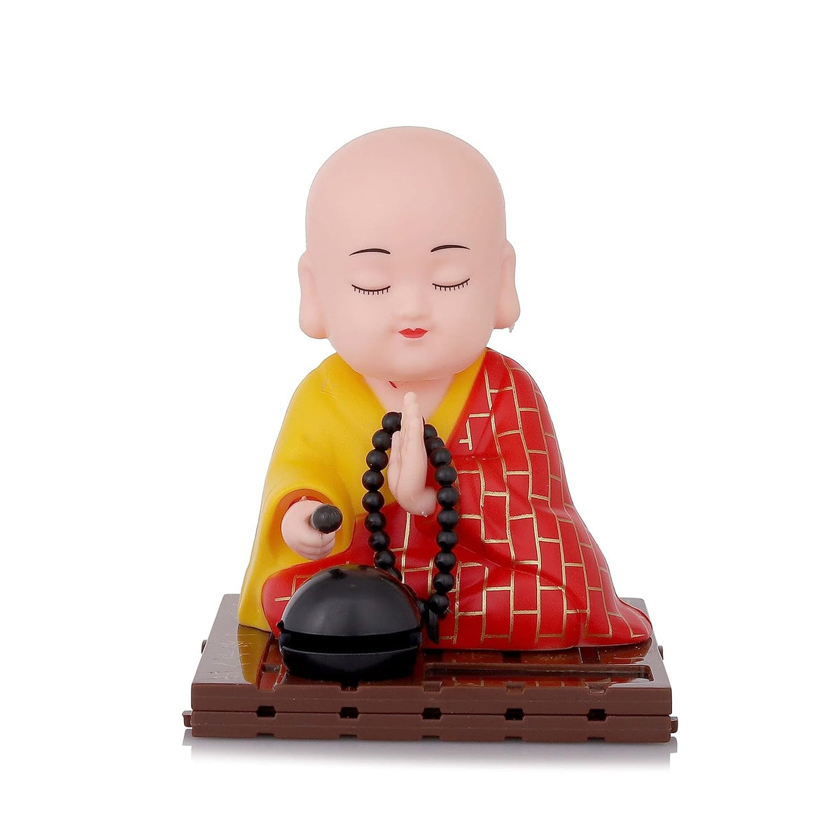 Spiritual Solar Buddha Statue – Moving Head & Hand Table Decor