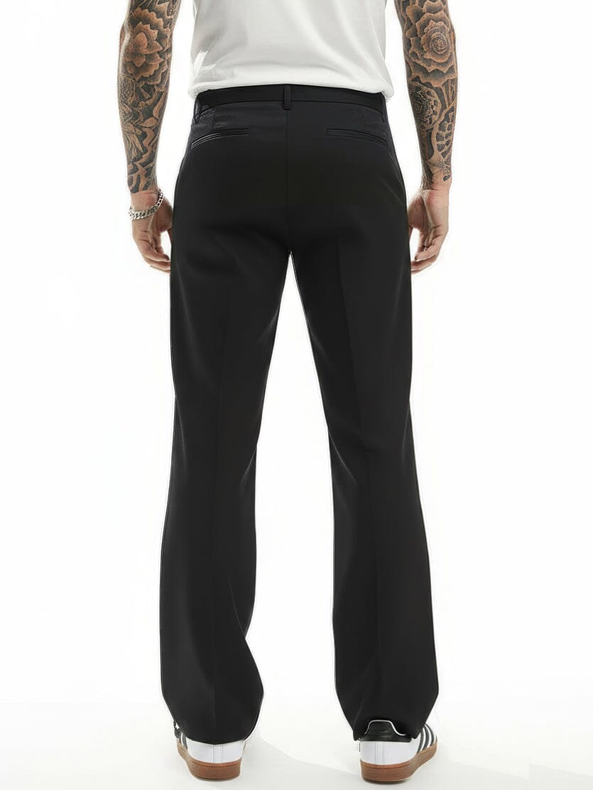 Black Highwaisted Bell Bottom Trousers