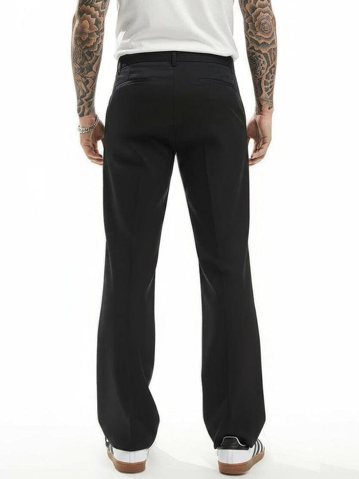Black Highwaisted Bell Bottom Trousers