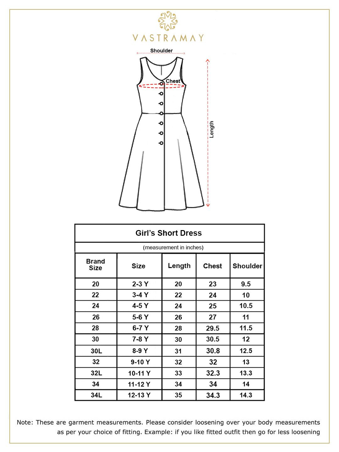 VASTRAMAY Girls' Cream Holi Special Dress - qivii